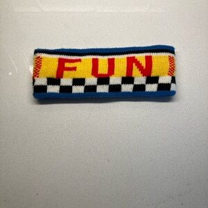 Colorful Knit Headband with Fun Design